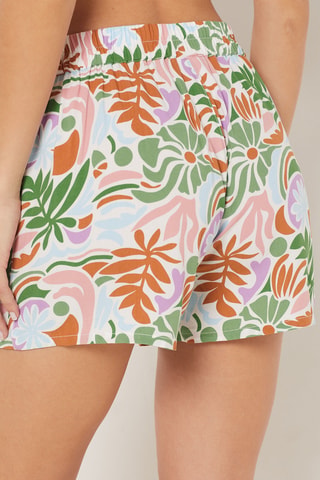 Calções de pijama cintura subida Vaian - Mostarda