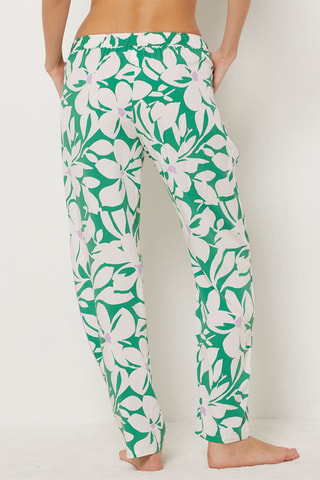 Calças de pijama cintura subida Vyns - Verde - Etam