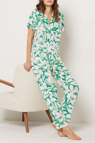 Calças de pijama cintura subida Vyns - Verde - Etam