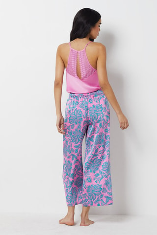 Pantaloni pigiama - Rosa e turchese