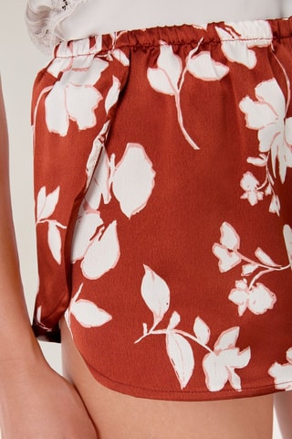 Calções de pijama Cool romantique - Castanho