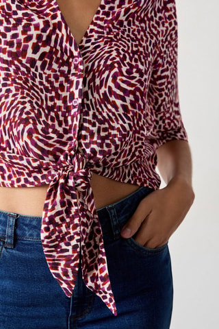 Crop top Vintage st Tropez - Bordeaux