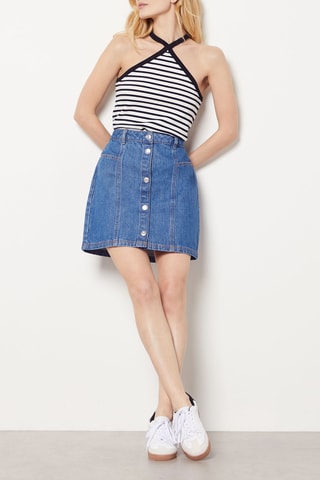 Top Calicoeur - Negro - Etam