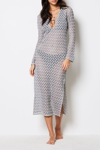 Vestido de praia Llemyb - Cinzento - Etam