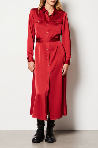Vestido camisero Neny - Rojo