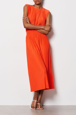 Vestido midi - Naranja