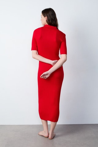 Vestido justo Boulevard Beaumarchais - Vermelho