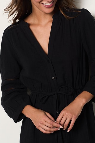 Vestido estilo patinadora Nissa La Bella - Preto