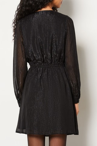 Vestido estilo patinadora Mozart - Preto