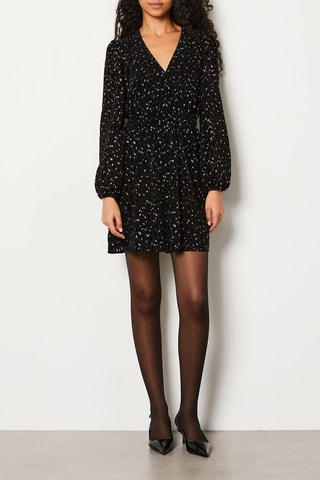 Vestido estilo patinadora Melissarod - Preto