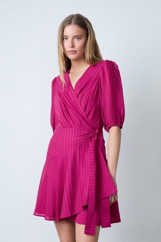 Vestido estilo patinadora Vintage St Tropez - Fúcsia