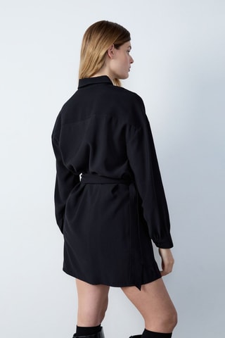 Vestido-camisa Boulevard Beaumarchais - Preto