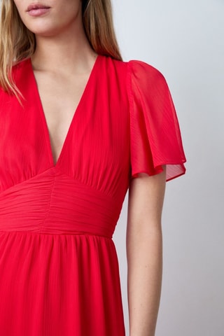 Vestido midi On the guest liste - Vermelho