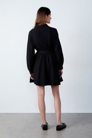 Vestido-camisa Essentiel - Preto