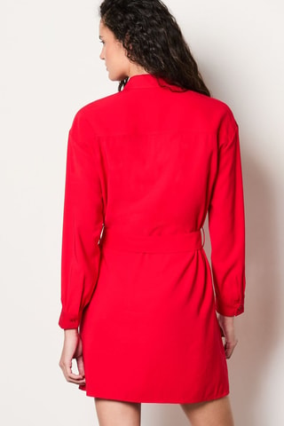 Vestido-camisa Boulevard Beaumarchais - Vermelho