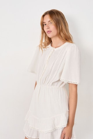 Vestido com folhos Coastal Cowgirl - Branco