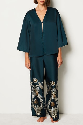 Camisa Wilde Placed - Verde-escuro