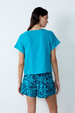 Camisa Erin - Azul-pato