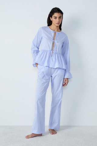 Camisa Poppi - Azul-celeste
