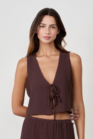 Top Timeless Summer - Marron