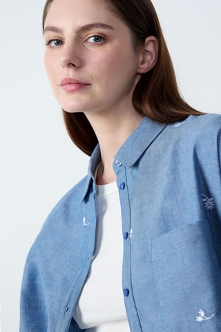 Camisa Capsule - Azul-cobalto