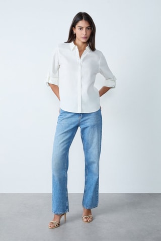 Camisa em linho Indispensables - Cru