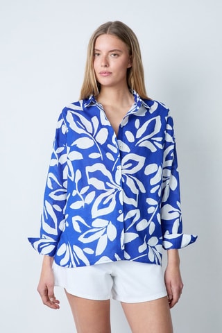 Camisa Essentiel - Azul-cobalto