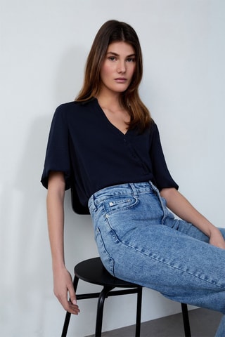 Camisa Essentiel - Azul-marinho