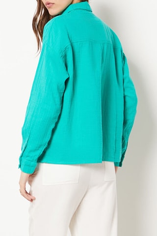 Camisa - Turquesa - Etam
