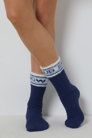 2 pares de meias Otis - Azul  - Etam