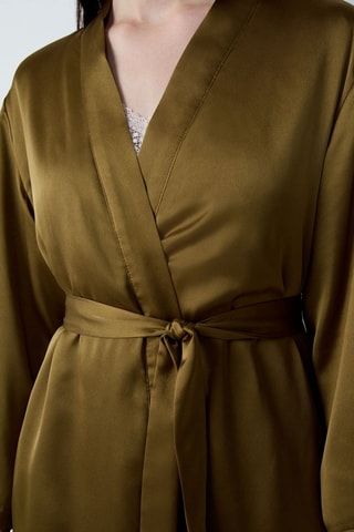 Pyjama 3 pièces Nex - Vert olive et blanc