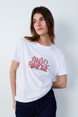 Camiseta Afternoon Light - Blanco