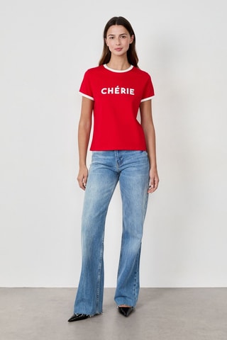 Camiseta French Girl Era - Rojo
