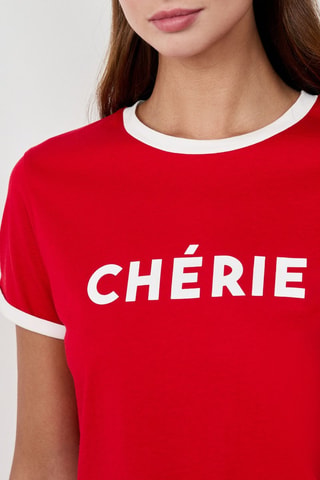 Camiseta French Girl Era - Rojo