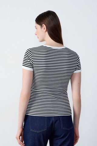 Camiseta Essentiel - Blanco y negro