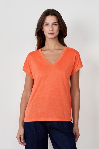 Camiseta Coastal Cowgirl - Naranja