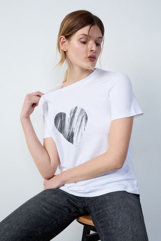 Camiseta Abstract Poetry - Blanco