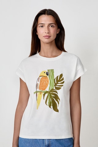 T-shirt Craty Retreat - Bianco