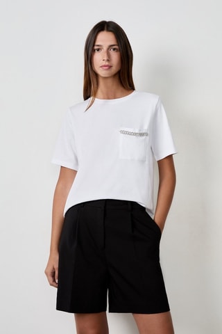 T-shirt Coastal Cowgirl - Bianco