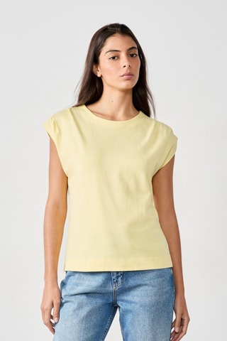 Camiseta Craty Retreat - Amarillo