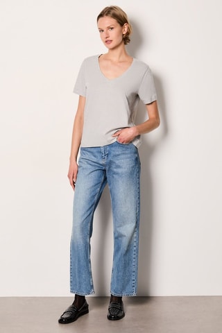 Camiseta Essentiel - Gris jaspeado