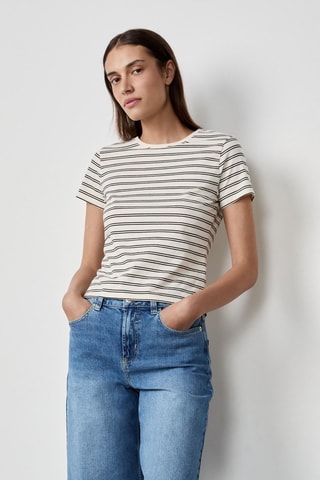 T-shirt Vintage St Tropez - Bianco