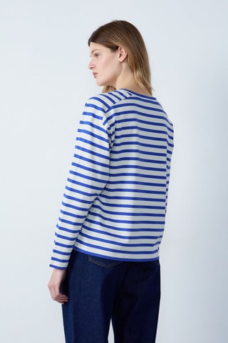 Camiseta Rdv Au Studio - Blanco y azul claro