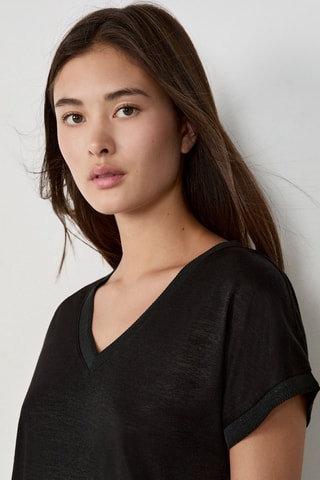 Camiseta Coastak Cowgirl - Negro