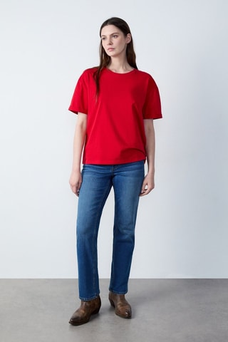 T-shirt Boulevard beaumarchais - Rosso