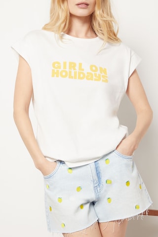 T-shirt - Ecrù