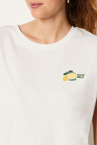 T-shirt Cheryl -  Bianco