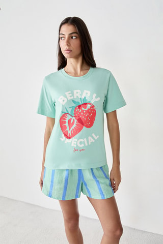 Camiseta - Verde agua