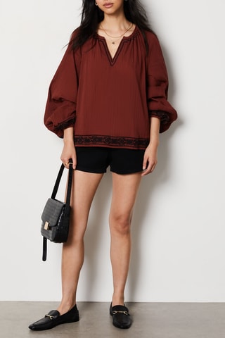 Blusa - Castanho - Etam