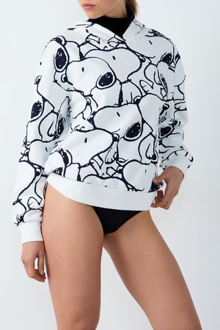 Sweat com capuz - Branco